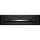 Grade B Bosch Series 4 Electric Single Oven - HQA534BB3B built-in/under single oven in Black