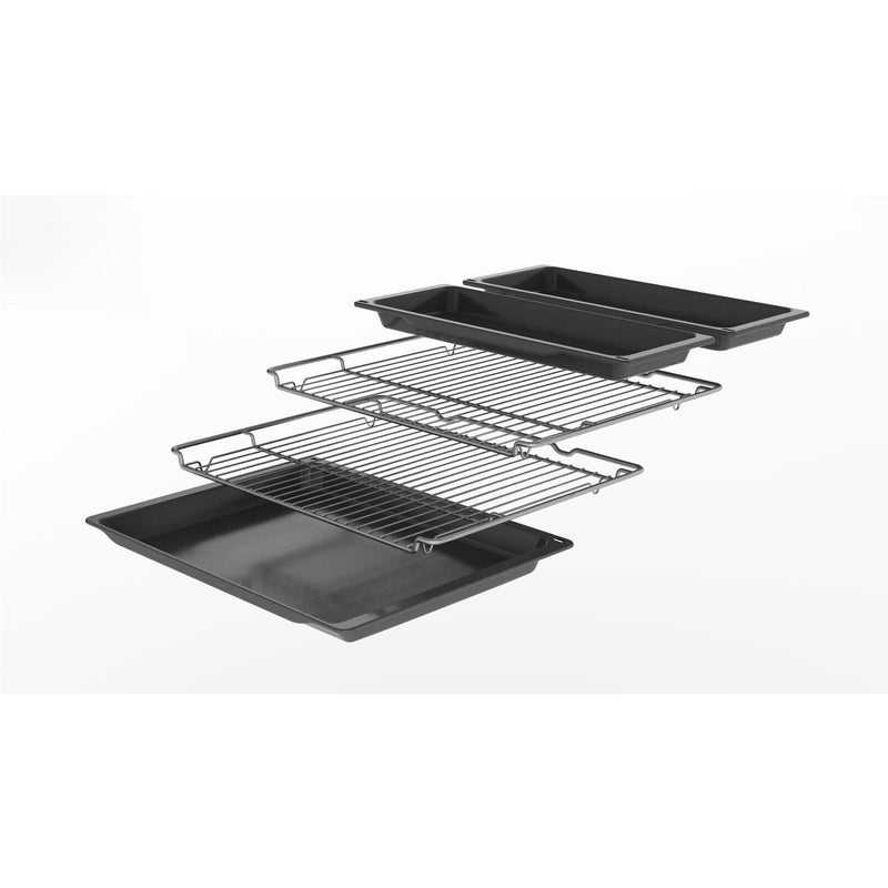Grade B Bosch Series 4 HQA574BS3B 60cm Single Built In Electric Oven Stainless Steel