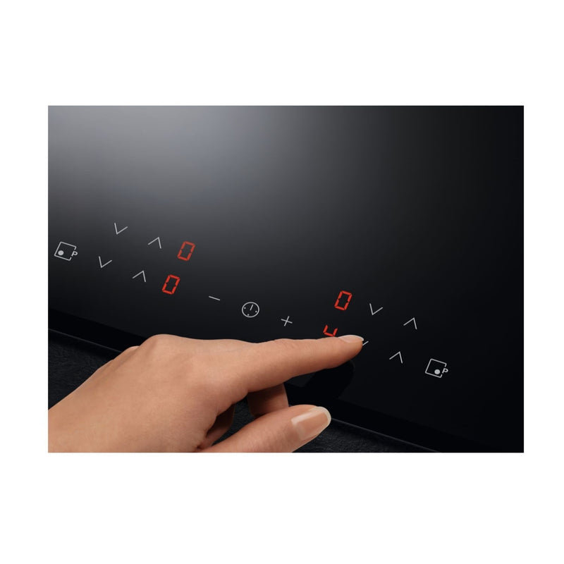 Grade A AEG 3000 Series HRX64360C 60cm 4 Zone Ceramic Hob Black