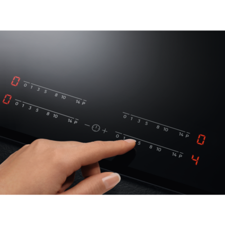 Grade A AEG MaxiSense IKE64450FB 60cm Touch Control 4 Zone Induction Hob Frameless