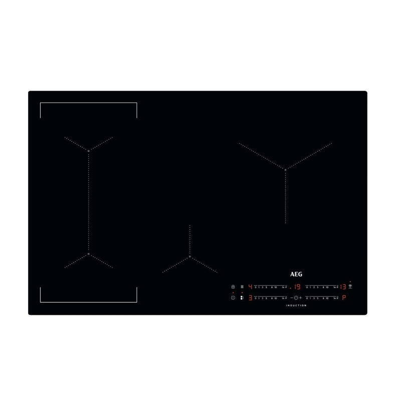 Grade A AEG 6000 Series IKX84443CB 80cm Induction Hob with Bridge Zone