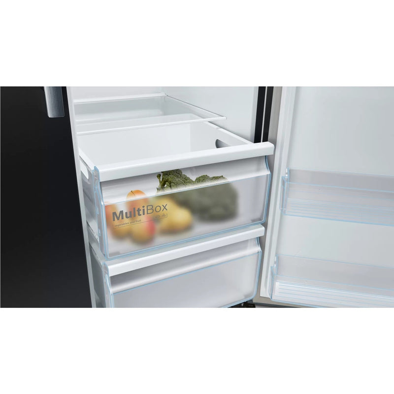 Grade C Bosch KAD93VBFPG Freestanding 533 Litre Frost Free American Fridge Freezer Black