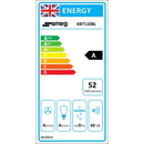 Grade A Smeg 110cm Chimney Cooker Hood - Black