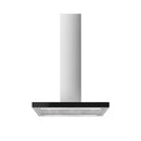 Grade A Smeg KBTI9L4VN 90cm Island Cooker Hood Stainless Steel with Black Glass