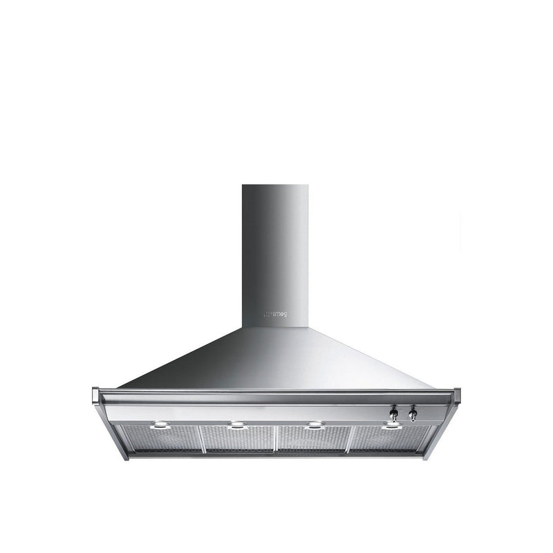 Grade B Smeg Opera KD120HXE 120cm Chimney Range Cooker Hood Stainless Steel