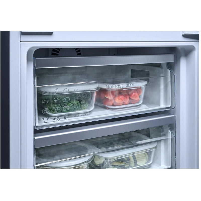 Grade A Miele KDN7713E Integrated 260 Litre 60/40 Frost Free Fridge Freezer White