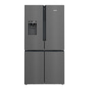 Grade B Siemens iQ700 574 Litre Four Door Freestanding Fridge Freezer - Black Inox