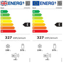 Grade A Bosch Series 6 574 Litre Four Door American Fridge Freezer - Inox - Inox-easyclean