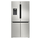 Grade B Bosch Series 6 KFD96APEA Freestanding 574 Litre Frost Free American Fridge Freezer Inox