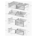 Grade A Bosch Series 6 574 Litre Four Door American Fridge Freezer - Inox - Inox-easyclean