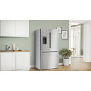 Grade B Bosch Series 6 KFD96APEA Freestanding 574 Litre Frost Free American Fridge Freezer Inox