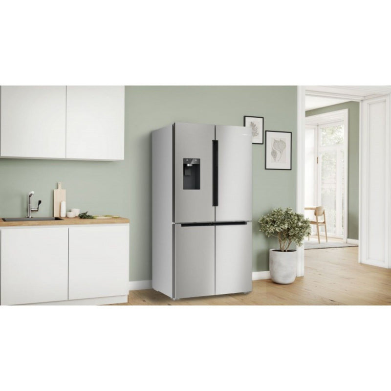 Grade B Bosch Series 6 KFD96APEA Freestanding 574 Litre Frost Free American Fridge Freezer Inox