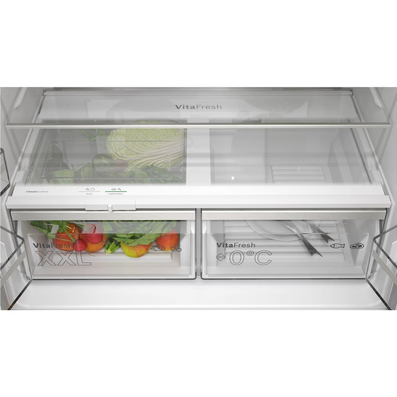 Grade B Bosch Series 6 KFN96AXEA 605 Litre Frost Free American Fridge Freezer Black