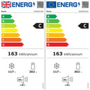 Grade B Bosch Serie 6 KGE49AICAG Freestanding 413 Litre 70/30 Low Frost Fridge Freezer