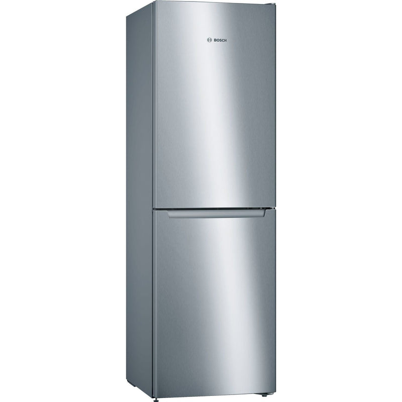 Grade A Bosch Serie 2 KGN34NLEAG Freestanding 300 Litre 50/50 Frost Free Fridge Freezer Stainless Steel Look