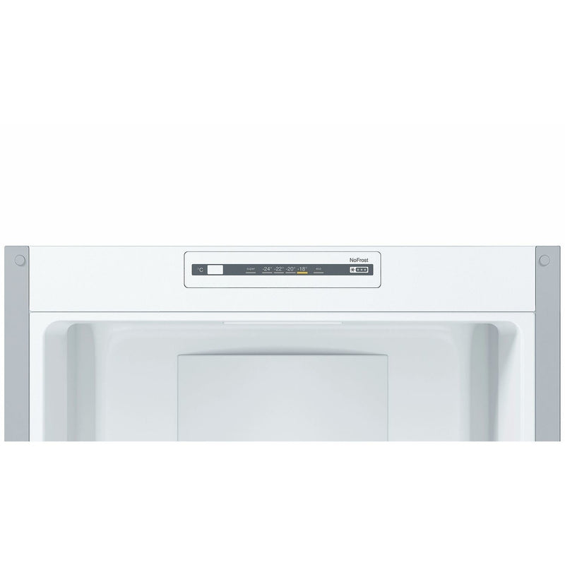 Grade A Bosch Serie 2 KGN34NLEAG Freestanding 300 Litre 50/50 Frost Free Fridge Freezer Stainless Steel Look