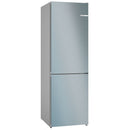 Grade C Bosch Series 4 321 Litre 60/40 Freestanding Fridge Freezer - Stainless Steel Look