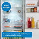 Grade C Bosch Series 4 321 Litre 60/40 Freestanding Fridge Freezer - Stainless Steel Look