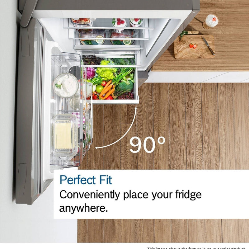 Grade A Bosch Series 4 KGN392LAGG Freestanding 363 Litre 70/30 Fridge Freezer
