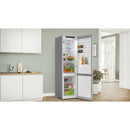Grade B Bosch Series 4 363 Litre 70/30 Freestanding Fridge Freezer - Stainless Steel