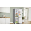 GRADE A2 - Bosch Series 4 363 Litre 70/30 Freestanding Fridge Freezer - Stainless Steel