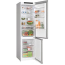 Grade B Bosch Series 4 363 Litre 70/30 Freestanding Fridge Freezer - Inox-Look