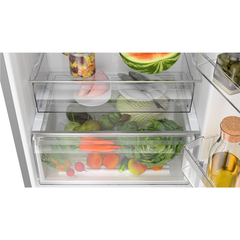 Grade A Bosch Series 4 KGN492LDFG Freestanding 440 Litre 70/30 Frost Free Fridge Freezer Stainless Steel