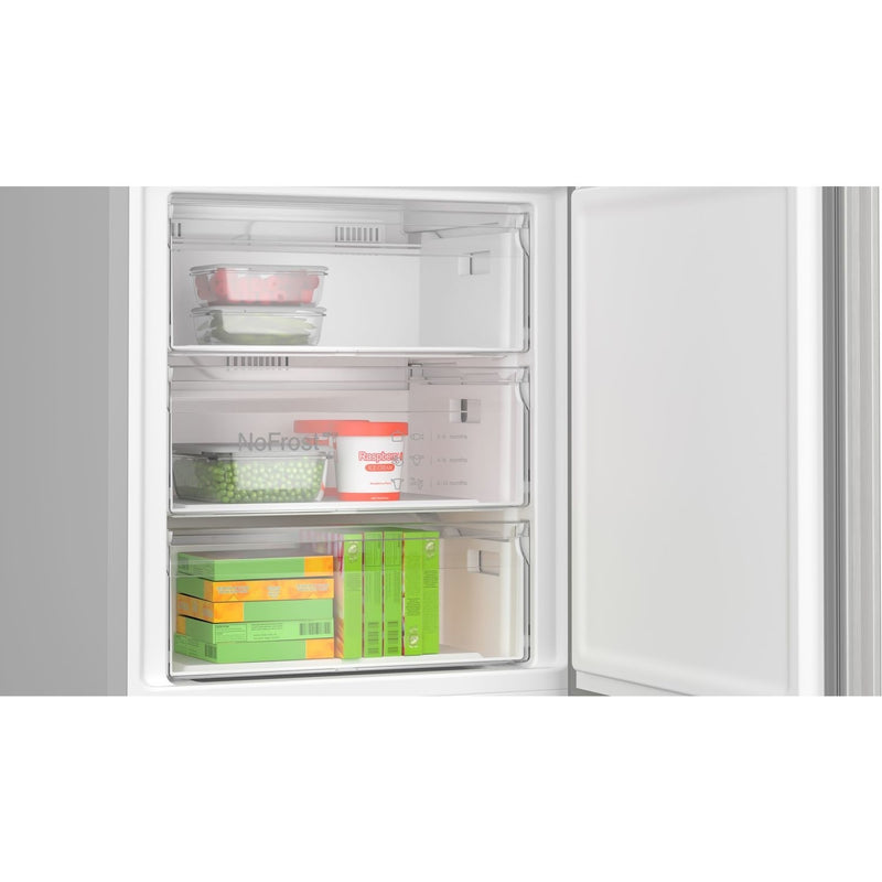 Grade A Bosch Series 4 KGN492LDFG Freestanding 440 Litre 70/30 Frost Free Fridge Freezer Stainless Steel