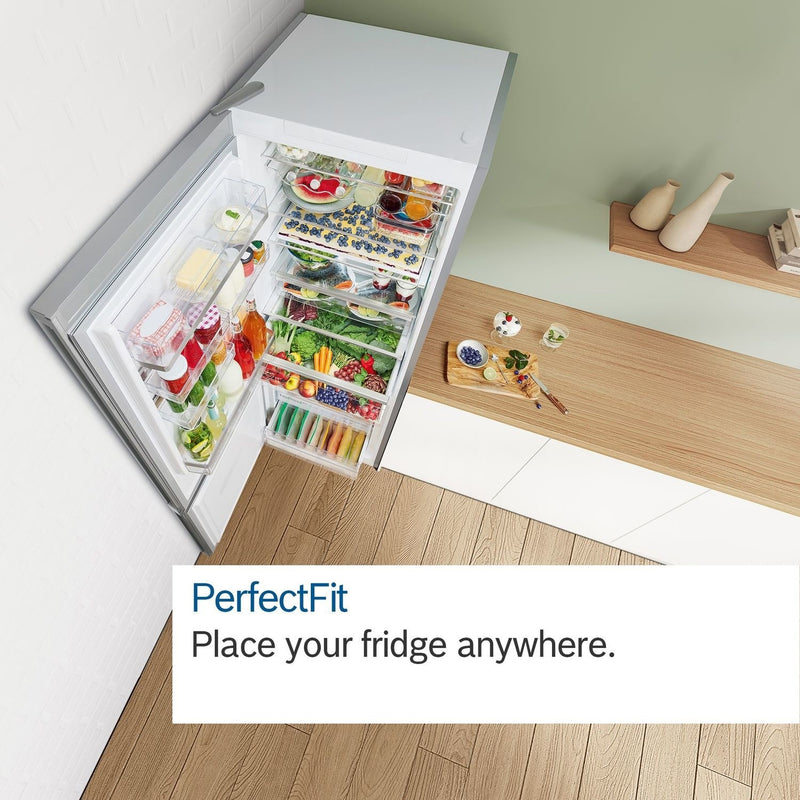 Grade A Bosch Series 4 KGN492LDFG Freestanding 440 Litre 70/30 Frost Free Fridge Freezer Stainless Steel