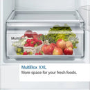 Grade A Bosch Series 2 KIN86NFE0G Integrated 260 Litre 60/40 Frost Free Fridge Freezer White