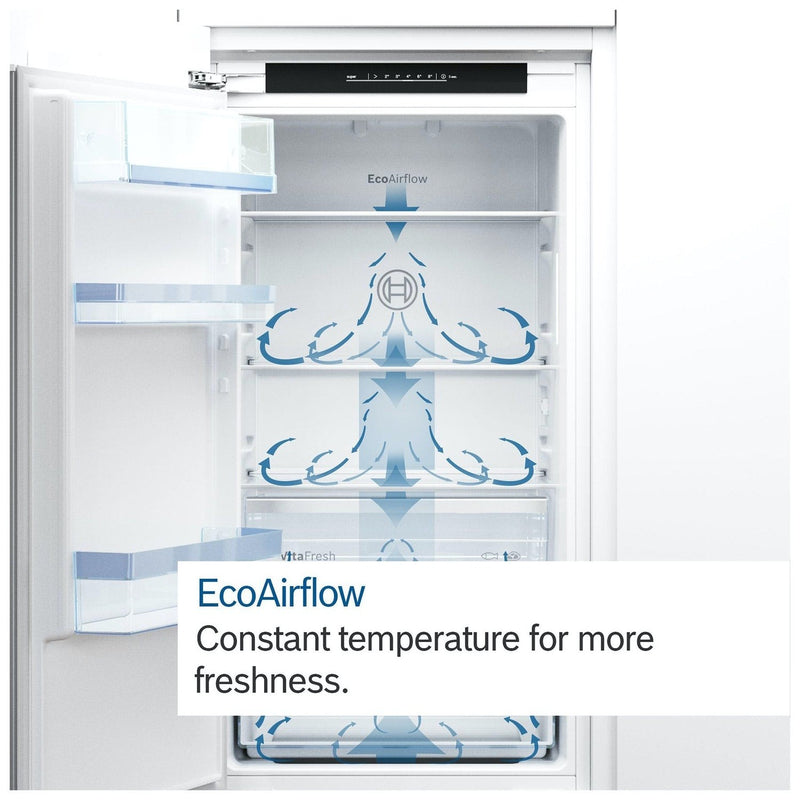 Grade B Bosch Series 2 KIN86NSE0G Integrated 260 Litre 60/40 Frost Free Fridge Freezer White