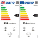 Grade A Bosch Series 4 260 Litre 60/40 Integrated Fridge Freezer