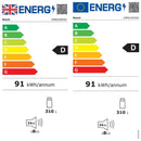 Grade C Bosch Series 6 310 Litre Integrated Fridge