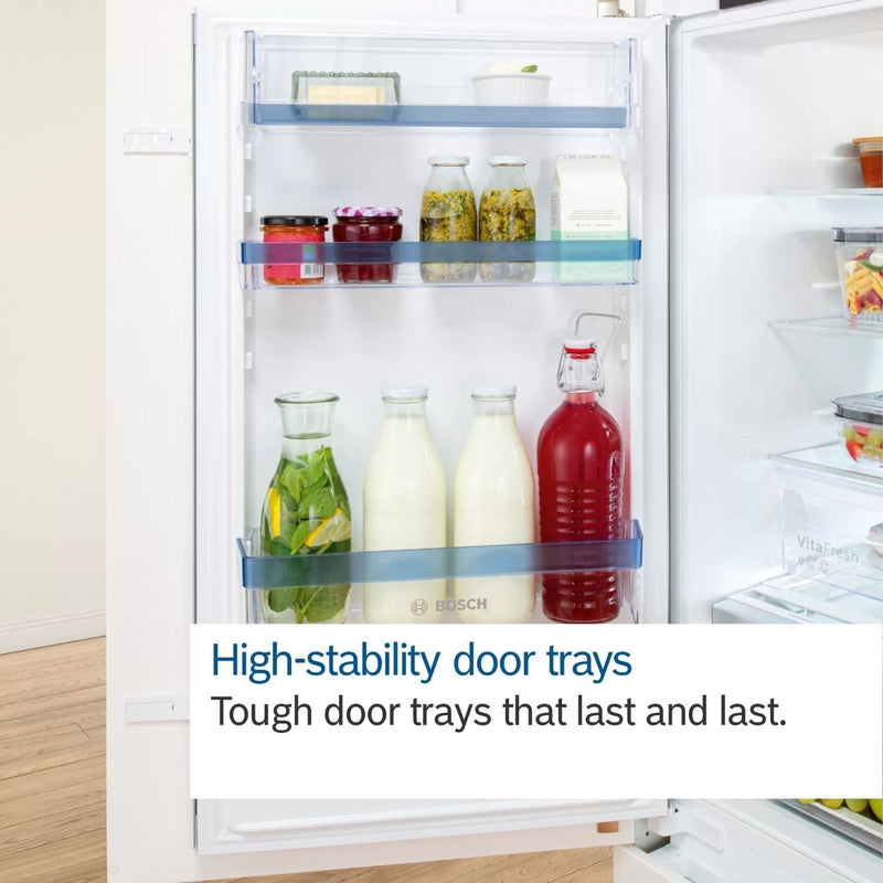 Grade B Bosch Series 6 KIR81ADD0G Integrated 310 Litre Fridge White