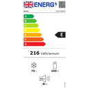 Grade A Bosch Series 2 KIV87NSE0G Integrated 270 Litre 70/30 Low Frost Fridge Freezer
