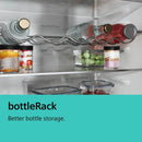 GRADE A2 - Siemens 402 Litre Freestanding Fridge - Black Steel