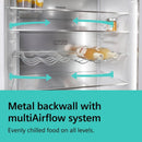 GRADE A2 - Siemens 402 Litre Freestanding Fridge - Black Steel