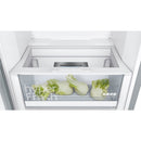 Grade B iQ300 Upright 186x60cm Freestanding Larder Fridge - Anti-fingerprint Stainless Steel
