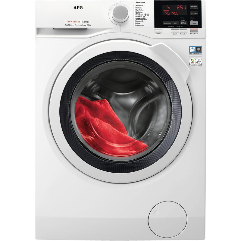Grade B AEG DualSense L7WBG751R Freestanding 7/5KG 1400 Spin Washer Dryer White