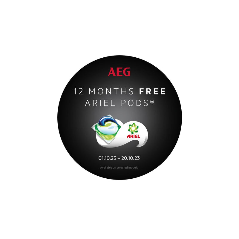 Grade B AEG 6000 Series LFR61144B Freestanding 10KG 1400 Spin Washing Machine White