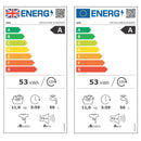 Grade B AEG 7000 Series ProSteam LFR741144B Freestanding 11KG 1400 Spin Washing Machine White