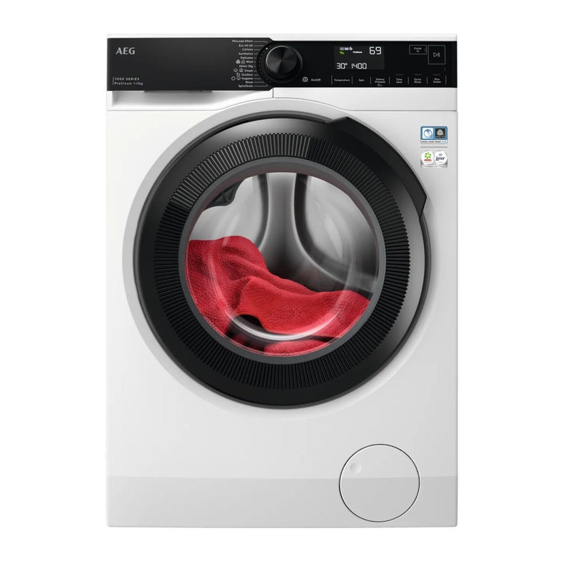 Grade B AEG 7000 Series ProSteam LFR741144B Freestanding 11KG 1400 Spin Washing Machine White