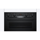 Grade B Bosch Series 4 Electric Built-In Double Oven - Black