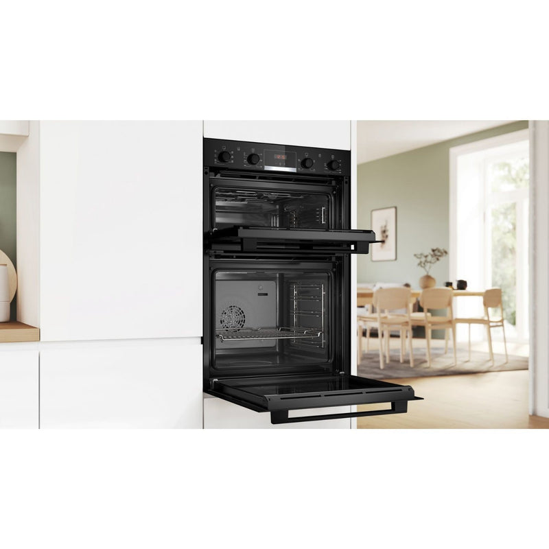 Grade A Bosch Series 4 MBA533BB3B 60cm Double Built In Electric Oven