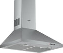 Bosch Series 2 Wall-mounted cooker hood 60 cm Stainless steel DWP64CC50M
