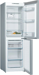 Bosch Series 2 Free-Standing Fridge-Freezer 186x60cm Stainless Steel KGN34NLEAG