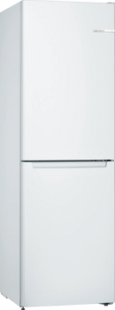 Bosch Series 2 Free-Standing Fridge-Freezer 186x60cm White KGN34NWEAG