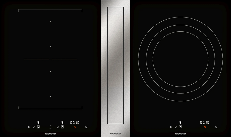 Gaggenau 400 series Flex induction cooktop with downdraft ventilation Vario downdraft ventilation, Connecting strip CVL410100