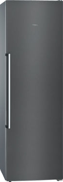 Siemens - iQ500 Free-standing freezer 186 x 60 cm Brushed black steel antiFingerprint GS36NAXEP