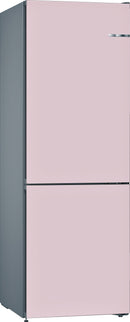 Bosch Series 4 Set of free-standing bottom freezer and exchangeable colored door front KVN36IP3AG